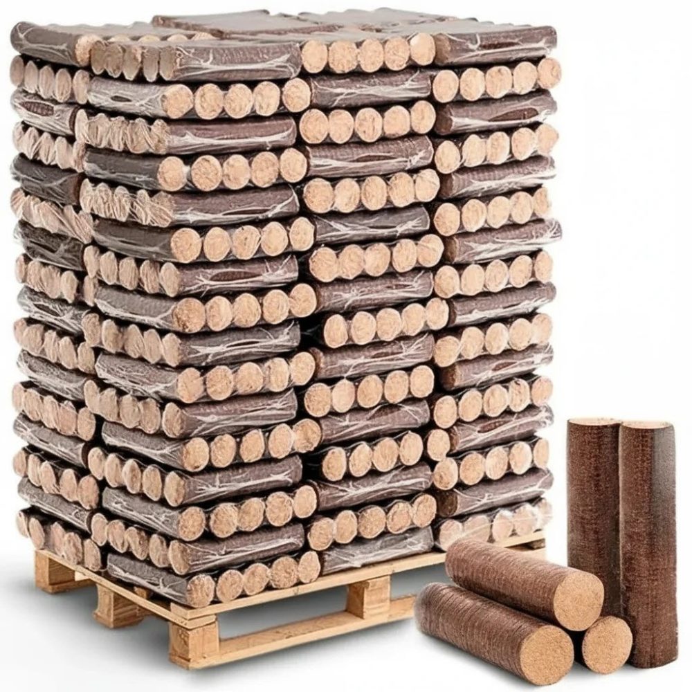 Mélange de feuillus en briquettes – holz4home, 960 kg