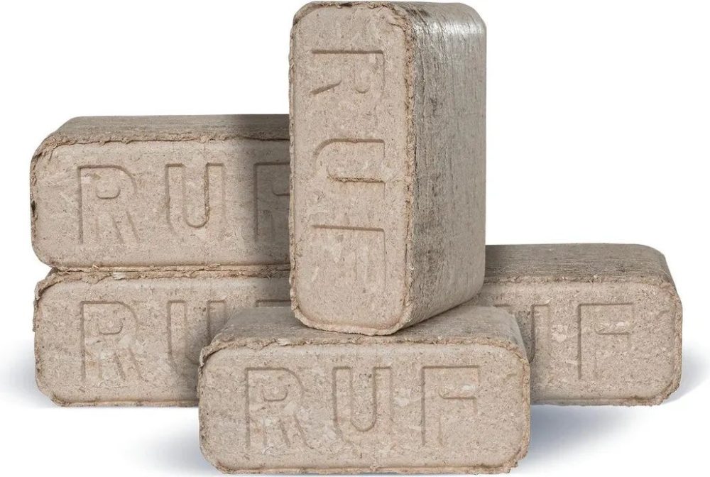 Heizfuxx Original Red en forme RUF – 960 kg de briquettes de feuillus