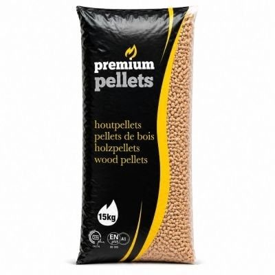 Premium Pellets für den Heizvorrat – 65 Säcke zu 15 kg – Produktansicht 1