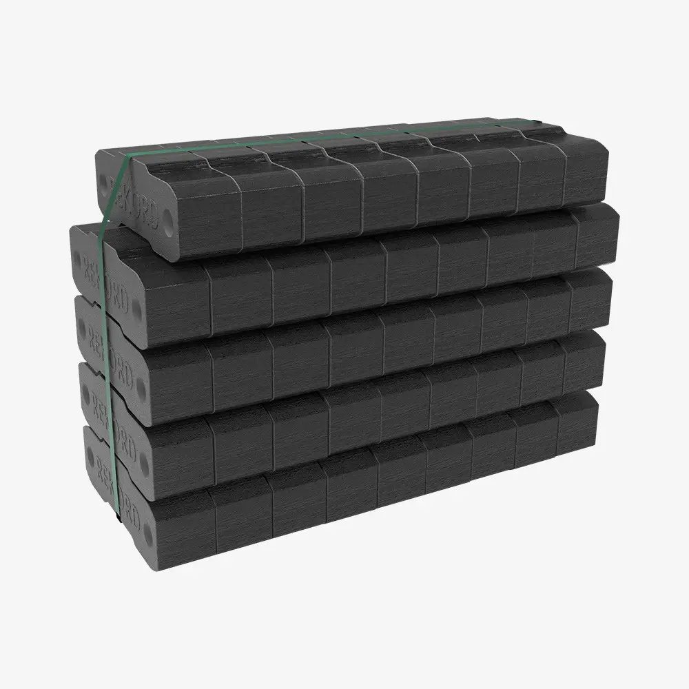 REKORD Braunkohle im Bündel – 40 × 25 kg auf Palette – Produktansicht 1