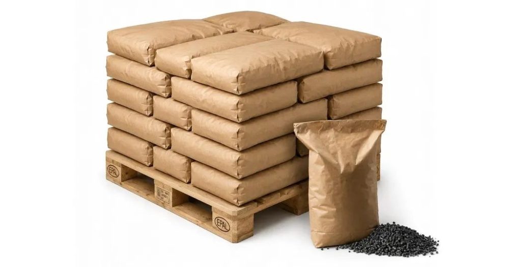 Sonnenblumenschalen-Pellets im Vorratspaket – 12 × 25 kg – Produktansicht 1
